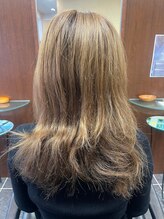 【ウルトワトリートメント実体験】お客様beforeブリーチ毛のお客様